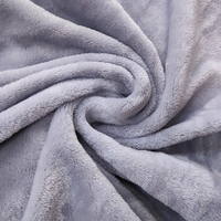 Günstiger Großhandel Hochwertiger 100% Polyester Umweltfreundlicher Sofa-Polsterstoff Maßgefertigter Doppelseitiger Flanellstoff