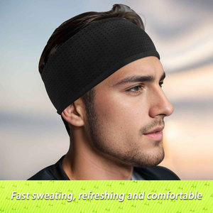 تو باندو دي تبريد طاولة تنس سبانديكس رياضة صالة ألعاب رياضية عصابة عرق وركوب الربيع عقال شعار مخصص للنساء الجري - Product Image 4