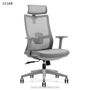 Silla de Oficina Ejecutiva Giratoria y Cómoda de Fábrica, Ergonómica, con Ajuste de Altura Extensible, Tapizada en Tela Contemporánea para Personal - Product Image 1