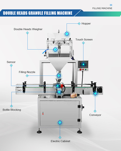 Đầy đủ tự động hệ thống chiết rót cân hạt óc chó Yến Mạch hạt giống điền máy - Product Image 4