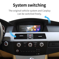 Pantalla de 8.8" para BMW E60 E90 CCC CIC, CarPlay Inalámbrico con Linux, Android Auto, Plug&Play, Arranque en 5s, 2005-2010, DSP, Control desde el Volante