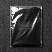 Grands sacs en plastique PE recyclés à extrémité ouverte pour l'emballage en vrac de vêtements, textiles et marchandises