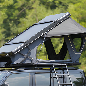 เต็นท์หลังคารถยนต์แบบแข็ง Enjoin 4x4 สำหรับแคมป์ปิ้งออฟโรด ทำจากอลูมิเนียม กันน้ำ ใช้ได้ทุกฤดู เปิดอัตโนมัติรวดเร็ว พร้อมบันได - Product Image 1