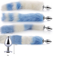 Queue de renard en métal et silicone, plug anal artificiel avec queue pour femmes Kimi/OME KM-C00019
