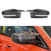Coque de rétroviseur latéral en fibre de carbone sèche pour BMW M3 M4 G80 G82, kits de carrosserie, kits de conversion, remplacement de la coque de rétroviseur