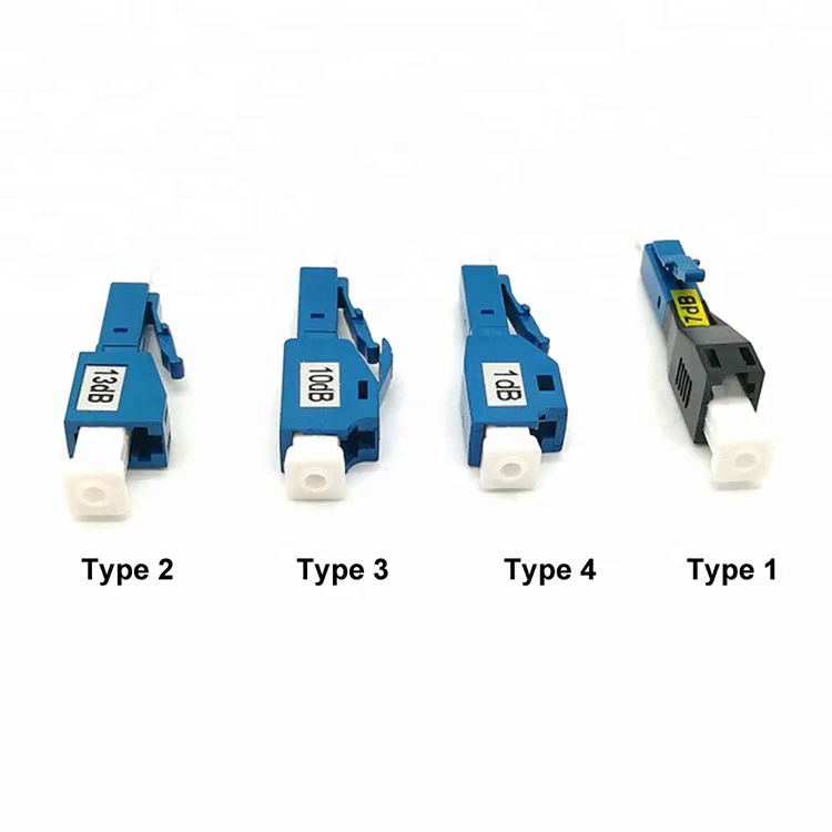 Fabricant d'équipement à fibre optique Atténuateur 5dB & 10dB LC UPC mâle à femelle Atténuateur optique SM SX