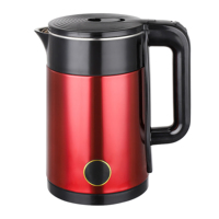 Bouilloire électrique sans fil Longbank, nouvelle couleur personnalisée, en acier inoxydable, arrêt automatique, base rotative à 360°, pour la maison et l'hôtel