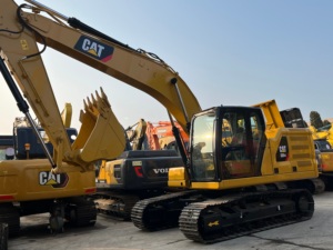 Excavatrice hydraulique CAT320 B/C/D/GC d'occasion 100% originale en vente aux États-Unis, fabriquée au Japon, composants principaux inclus : moteur, boîte de vitesses, pompe - Product Image 4