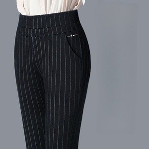 Yuhong Wholesale High-quality Women's Business Pants Women's Casual <strong>Trousers</strong> Loose Thin High Waist Middle-aged Leisure Pencil Tr - Product Image 6