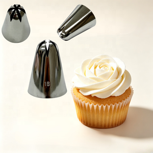 Juego de 1 Boquilla Decorativa de Acero Inoxidable para Repostería # Boquilla Extra Grande 1Bs para Decoración de Pasteles y Cupcakes, Apta para Uso Alimentario - Product Image 6