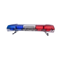 Barra de luces LED de construcción intermitente estroboscópica DE EMERGENCIA roja y azul de doble capa de 47 "(TBD06126)