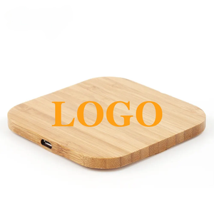 <span class=keywords><strong>Chargeur</strong></span> sans fil en bambou mince à chargement rapide pour téléphone portable de bureau <span class=keywords><strong>Chargeur</strong></span> sans fil rapide en bois - Product Image 3