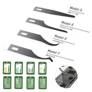 2UUL SD14 SEXY Blades IC CPU Herramienta de Reparación para Despegar Discos Duros, Placas Base de Teléfonos y Eliminar Pegamento de Chips, Juego de 4 Piezas - Product Image 1