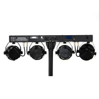 Système d'éclairage LED Wash 12 pièces * 4 en 1, kit d'éclairage Par pour DJ, discothèque, comprend un support, un sac de transport et une télécommande