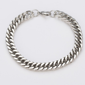 Pulsera Cubana de Acero de Titanio de 9 mm, Estilo Urbano para Hombre, Joyería Hip Hop - Product Image 4