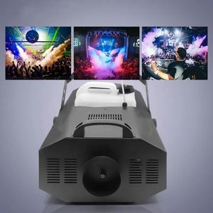 High Output Heavy-duty Fog Generator Black Aluminum Alloy Shell <b>Remote</b> <b>Control</b> Twelve DMX Channels Wide Voltage European <b>Plug</b> - Product Image 3