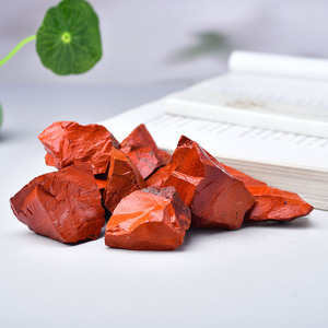 Penyebar aromaterapi batu kristal Jasper merah alami partikel besar untuk ikan untuk tangki bijih pertambangan dalam pot - Product Image 4
