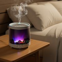 Nouveau diffuseur d'aromathérapie Aurora 2026, diffuseur d'huiles essentielles portable USB, humidificateur, veilleuse, ultrasonique, capacité de 200 ml