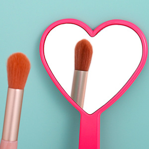 New Arrival Heart Shape <b>Small</b> Handheld Makeup <b>Mirror</b> Personalized Private Label Beauty Cosmetics Product - Product Image 6
