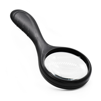Elvis 4X Direct Supply Pocket Handheld Glass 60mm Lens Magnifier ABS Plastic Reading No Light