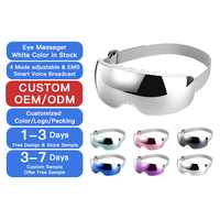 Appareil de massage oculaire intelligent avec compression thermique, masseur oculaire électrique rechargeable pour les yeux fatigués, aide au sommeil