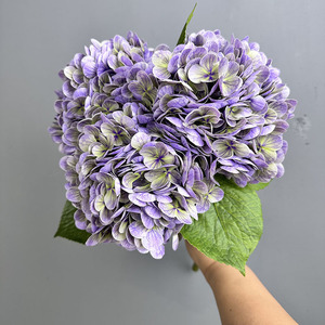 Cabezas de <span class=keywords><strong>Hortensias</strong></span> de Látex Realistas al por Mayor, Flores Artificiales Elegantes para Bodas, Día de la Madre, Navidad y Año Nuevo - Product Image 3