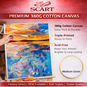 Wholesale 40X60CM Premium Stretched Canvas for Painting,Wooden Frame For Canvas Blank White Canvas Boards For Gouache Painting - Product Image 2