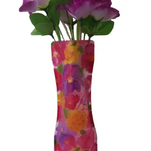 Son tarzı popüler dayanıklı uzun boylu plastik çiçek vazolar