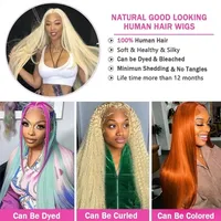 Extensions de cheveux brésiliens Remy 613 blonds raides de 30 pouces, 100 % naturels non traités, tissage double trame, couleur plus foncée uniquement