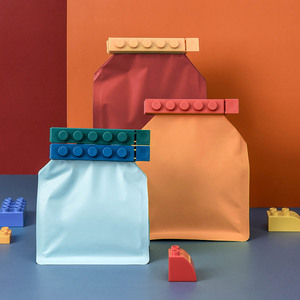 大型ビルディングブロックキッチンフライフードシーラープラスチックシーリングクリップ食品保管 - Product Image 2