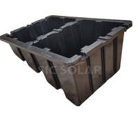Structure de montage de panneaux solaires en plastique ABS, support de panneaux solaires en plastique avec lest