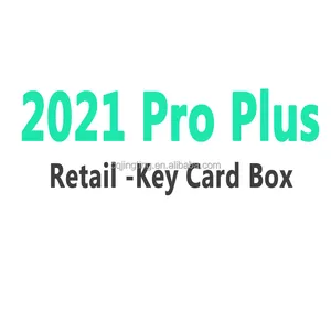 תיבת כרטיס מפתח מקורית 2021 Pro Plus 100% הפעלה מקוונת 2021 Pro Plus תיבת כרטיס מפתח חבילה מלאה משלוח מהיר