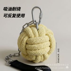 Poi de Fuego de Fibra de Aramida con Cadena de Acero Inoxidable Resistente al Calor para Espectáculos de Danza con Fuego - Product Image 2