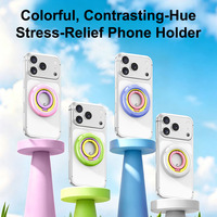 Soporte Magnético Doble Multifuncional para Teléfono con Anillo Metálico Premium, Ajustable, para Oficina y Gimnasio, Compatible con iPhone