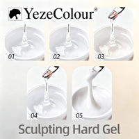 Gel dur sculptant YezeColour Private Label sans HEMA ni TPO, UV LED, sans bulles, pour salon de manucure, vente en gros