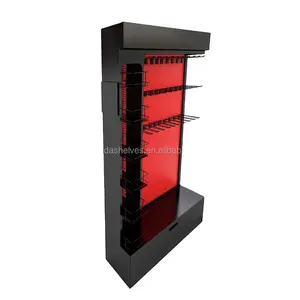 China Supplier Pegboard Tools Hardware Display Shelf Metal Tools Stand Display Stand For Hanging Items Store