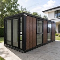 Maison conteneur pliable haut de gamme, transport facile, design personnalisé luxueux, maison conteneur résistante aux contraintes élevées