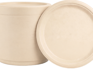 Platos de bagazo de caña de azúcar al por mayor de 9 pulgadas, resistentes y compostables, para catering de comida caliente - Product Image 1