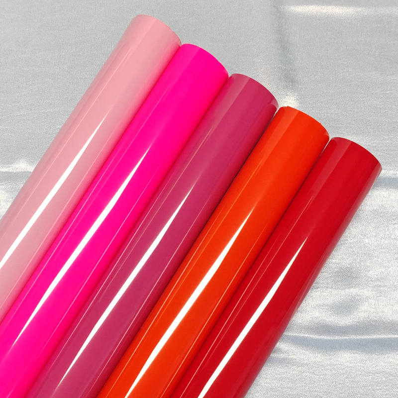 Soft Touch Smooth Surface Cutter Compatible Glitter/Puff/PU/Flock HTV Roll Heat Transfer Vinyl For Clothing