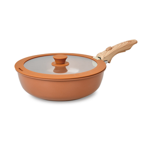 Ensemble de casseroles en céramique saine à double épaisseur de style nordique moderne avec poignée amovible et détachable - Product Image 5