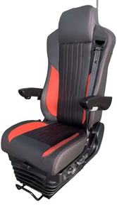 Kit de base de siège conducteur de camion de chantier de luxe à suspension pneumatique robuste - Product Image 5