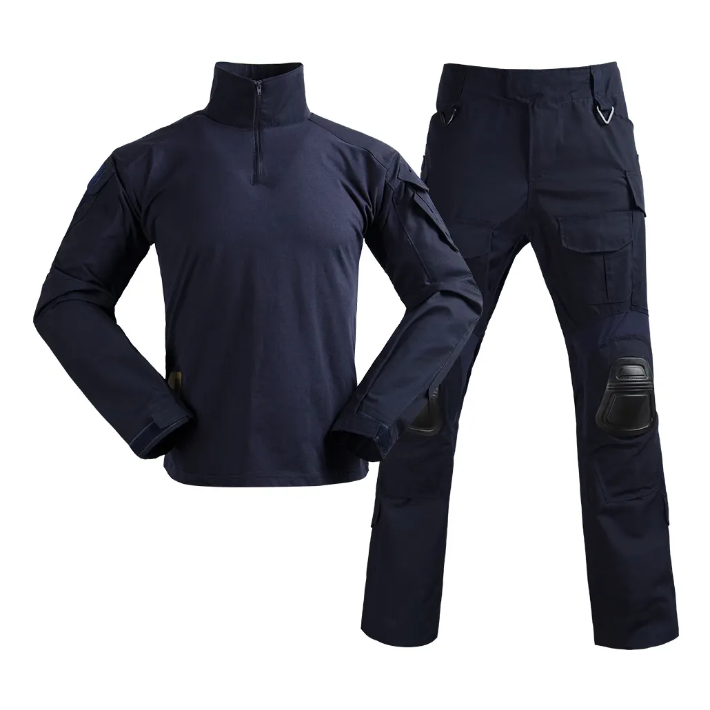 Уличный тренировочный костюм темно-синяя камуфляжная тактическая одежда GEN3