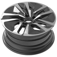 Rines de Aleación para Auto, Recién Mejorados, de 17 Pulgadas, con Acabado Personalizado, 5 Birlos, para Modificación y Reparación de Vehículos