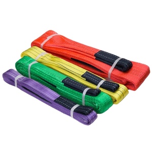 Pékin Tianma 1-10t <span class=keywords><strong>jaune</strong></span> Polyester Web Sling 3T EN Standard 7:1 professionnel plat levage fronde en gros - Product Image 1