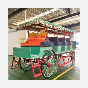 Carroza de Caballos Retro Clásica Antigua Eléctrica para Turismo, Homologada para Circular por la Calle - Product Image 1