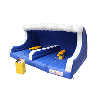 Simulateur de surf gonflable géant d'intérieur bleu transfrontalier, modèle GH-201, équipement de divertissement, fourni par les fabricants