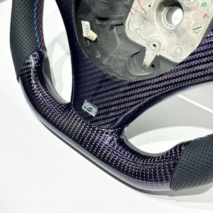 Volante Personalizado con LED de Fibra de Carbono y Cuero para <span class=keywords><strong>BMW</strong></span> E92 E91 E93 E82 E84 E87 E88 E89 <span class=keywords><strong>320i</strong></span> 325i 330i 335i 328i Serie 3 M3 - Product Image 4
