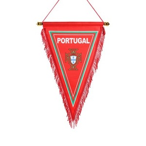 Bandera con el Escudo y Nombre de la Selección de Fútbol de Francia, Canadá, Alemania, Estados Unidos, Brasil, Argentina, con Borde Deshilachado - Product Image 3