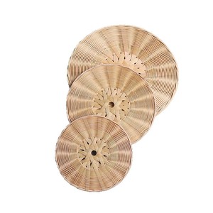 Bamboo <b>Teacup</b> Mats Round 8 Cm 10 Cm 13 Cm Heat Insulating Zen Style Table Pads - Product Image 5