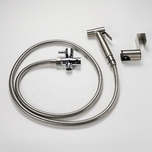 <span class=keywords><strong>Shattaf</strong></span> Регулируемое давление воды ручной 304 из нержавеющей стали унитаз Душ биде набор распылителей - Product Image 5